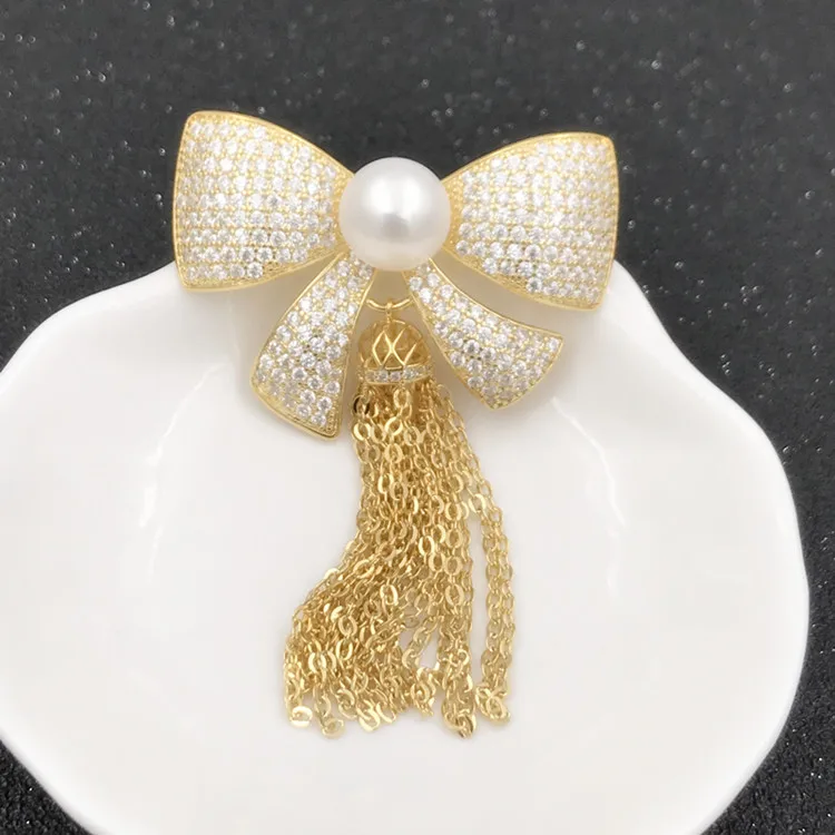 Butterfly Pearl Brooch Jewelry Findings Women DIY Pearl Breast Settings Silver&Gold Color 2Pcs
Butterfly Pearl Brooch Jewelry Findings Women DIY Pearl Breast Settings Silver&Gold Color 2Pcs