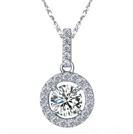 Classic Round Cut Simulate Diamonds Pendants Necklace for Lady A-OK Gift for Girlfriend Sterling 925 Silver Pendants Jewelry
Classic Round Cut Simulate Diamonds Pendants Necklace for Lady A-OK Gift for Girlfriend Sterling 925 Silver Pendants Jewelry
