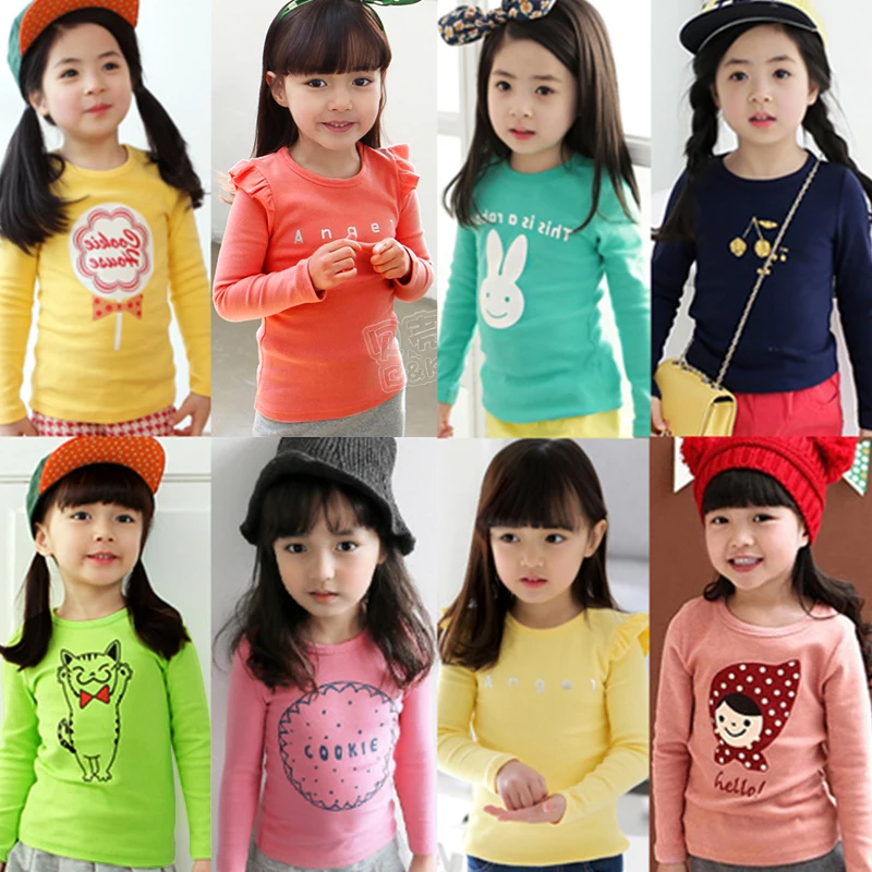 2020 Spring Autumn For 2-8 9 10 Years Children Tops Tees Cotton Cartoon Print Basic Little Baby Kids Girls Long Sleeve T Shirts
2020 Spring Autumn For 2-8 9 10 Years Children Tops Tees Cotton Cartoon Print Basic Little Baby Kids Girls Long Sleeve T Shirts