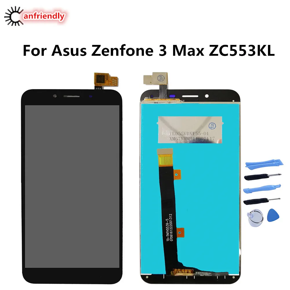 For ASUS Zenfone 3 Max 5.5 ZC553KL LCD Display+Touch Screen Digitizer Assembly Replacement Glass Panel For zenfone3 max 5.5 inch
For ASUS Zenfone 3 Max 5.5 ZC553KL LCD Display+Touch Screen Digitizer Assembly Replacement Glass Panel For zenfone3 max 5.5 inch