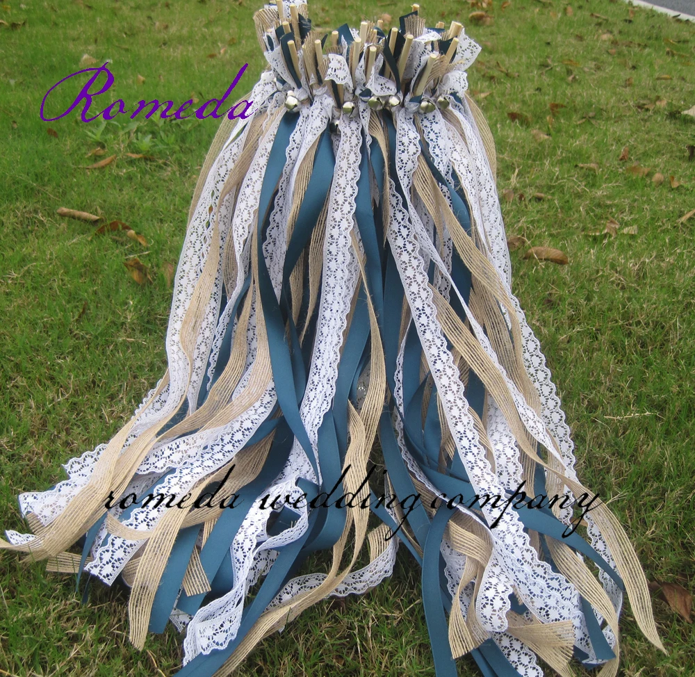 FREE SHIPPING-50pcs/lot Wedding jute nature Ribbon Wands,Wedding Confetti Stream Ribbon Sticks Wands with Bells
FREE SHIPPING-50pcs/lot Wedding jute nature Ribbon Wands,Wedding Confetti Stream Ribbon Sticks Wands with Bells