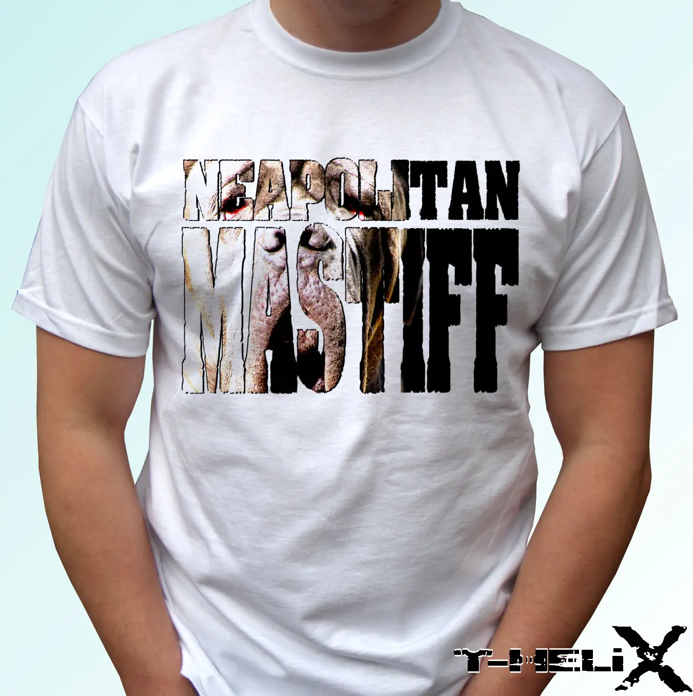 Cotton Short Sleeve Printed T-Shirt Neapolitan Mastiff - Dog T Shirt Top Tee Design - Mens Womens Kids Baby Sizeso-Neck Tee
Cotton Short Sleeve Printed T-Shirt Neapolitan Mastiff - Dog T Shirt Top Tee Design - Mens Womens Kids Baby Sizeso-Neck Tee