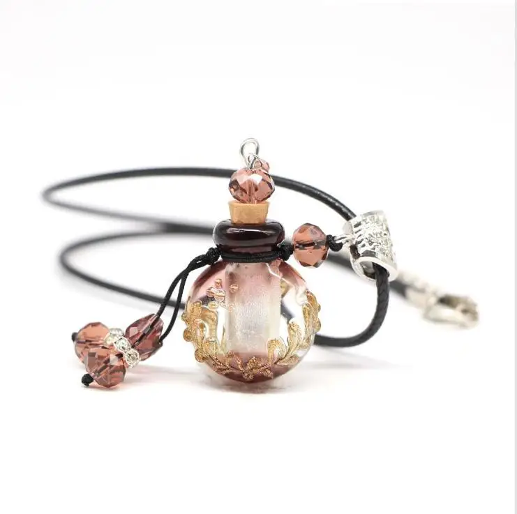 1PCS Murano Glass Necklaces Fragrance Pendants Lampwork Glass Perfume Pendants Perfume Vials Gift for women
1PCS Murano Glass Necklaces Fragrance Pendants Lampwork Glass Perfume Pendants Perfume Vials Gift for women