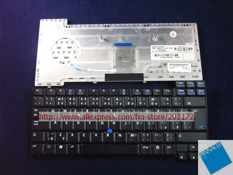 Клавиатура для ноутбука HP черная клавиатура 398609 221 395452 6037B0003921 Compaq nc6110 nc6120 series