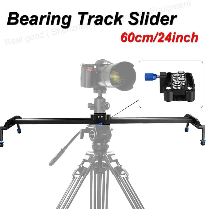 

New Professional 60cm/24" Bearing Video Track Slider Dolly Stabilizer System for DSLR Camera Camcorder / Better Than Sliding-pad