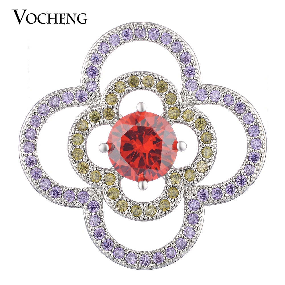 10PCS/Lot CZ Stone Luxury Vocheng Ginger Snap Jewelry Blossom Brass Material Gift for Women 4 Colors Shiny 18mm Vn-1638*10
10PCS/Lot CZ Stone Luxury Vocheng Ginger Snap Jewelry Blossom Brass Material Gift for Women 4 Colors Shiny 18mm Vn-1638*10