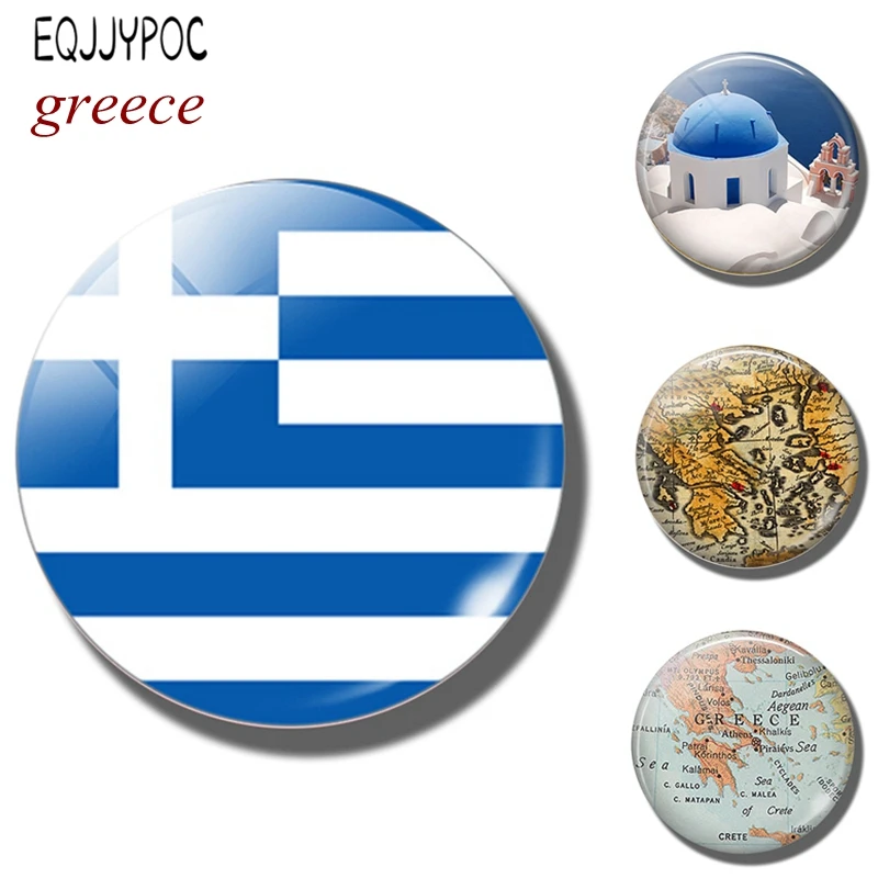 Greece Flag Map Travel Fridge Magnet Grecia Map Santorini 30MM Glass Cabochon Tourist Souvenir Decorative Refrigerator Magnets
Greece Flag Map Travel Fridge Magnet Grecia Map Santorini 30MM Glass Cabochon Tourist Souvenir Decorative Refrigerator Magnets