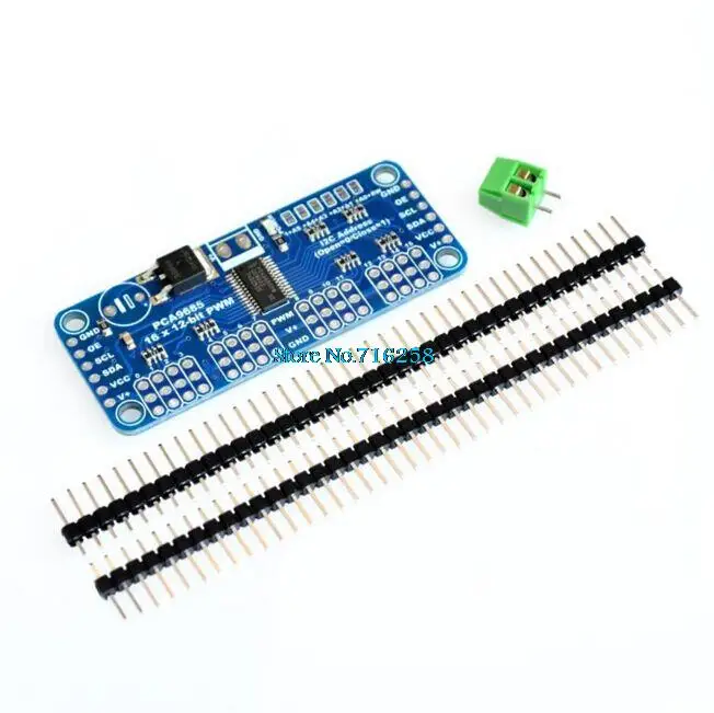 DIY KIT для 16ти канального видеорегистратора 12 битная ШИМ/Servo Driver I2C interface PCA9685 или