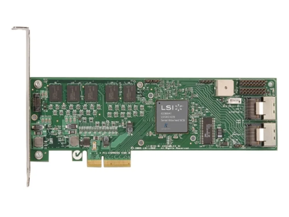 RaidStorage Avago LSI MegaRAID SAS 8708ELP LSI00141 RAID5.6.0.1 SFF8087 256MB cache 16 Port MiniSAS 3Gb PCI-E X8 Controller Card
RaidStorage Avago LSI MegaRAID SAS 8708ELP LSI00141 RAID5.6.0.1 SFF8087 256MB cache 16 Port MiniSAS 3Gb PCI-E X8 Controller Card