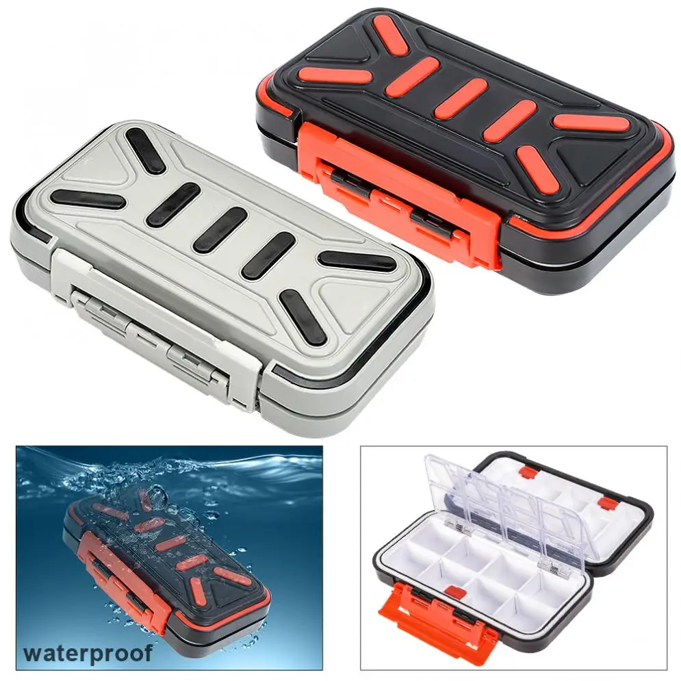 16.5x9.3x4.5cm Double layer Waterproof 16 Compartments Fishing Tackle Box Lures Hooks Accessories Storage Box
16.5x9.3x4.5cm Double layer Waterproof 16 Compartments Fishing Tackle Box Lures Hooks Accessories Storage Box
