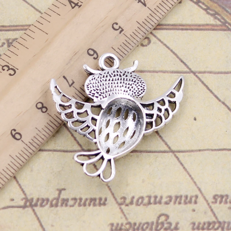 10pcs Charms Flying Owl 36x35mm Tibetan Silver Color Pendants Antique Jewelry Making DIY Handmade Craft
10pcs Charms Flying Owl 36x35mm Tibetan Silver Color Pendants Antique Jewelry Making DIY Handmade Craft