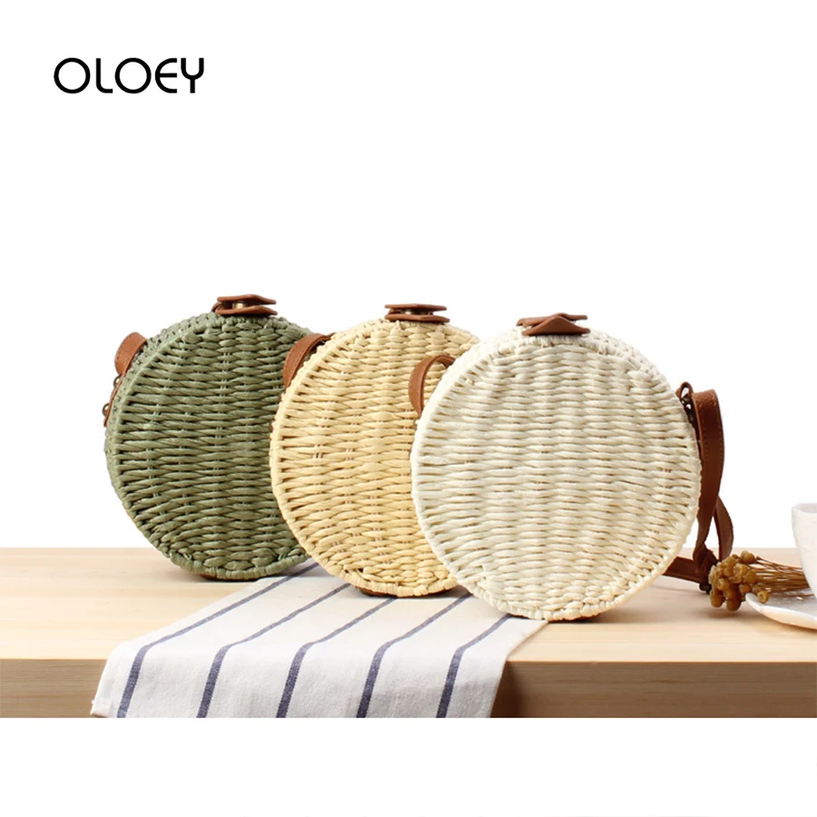 Summer Bali Hand-Woven Rattan Bag for Women Shoulder Crossbody Bags Beach Straw Bag Bohemian Knitting Circular Female Handbags
Summer Bali Hand-Woven Rattan Bag for Women Shoulder Crossbody Bags Beach Straw Bag Bohemian Knitting Circular Female Handbags