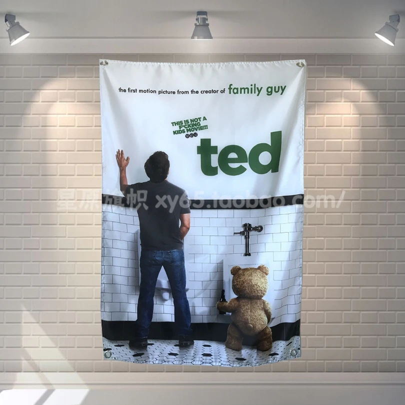 "TED Teddy Bear" Movie Banners Hanging Flag Poster Wall Sticker Cafe Restaurant locomotive club Live Background Decoration
"TED Teddy Bear" Movie Banners Hanging Flag Poster Wall Sticker Cafe Restaurant locomotive club Live Background Decoration