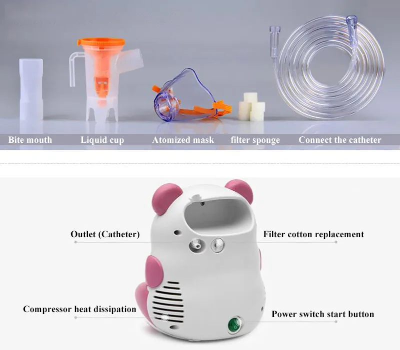 Home compressed air humidifier baby / adult / child respirator for breathing difficulties chest tightness and other symptoms
Home compressed air humidifier baby / adult / child respirator for breathing difficulties chest tightness and other symptoms