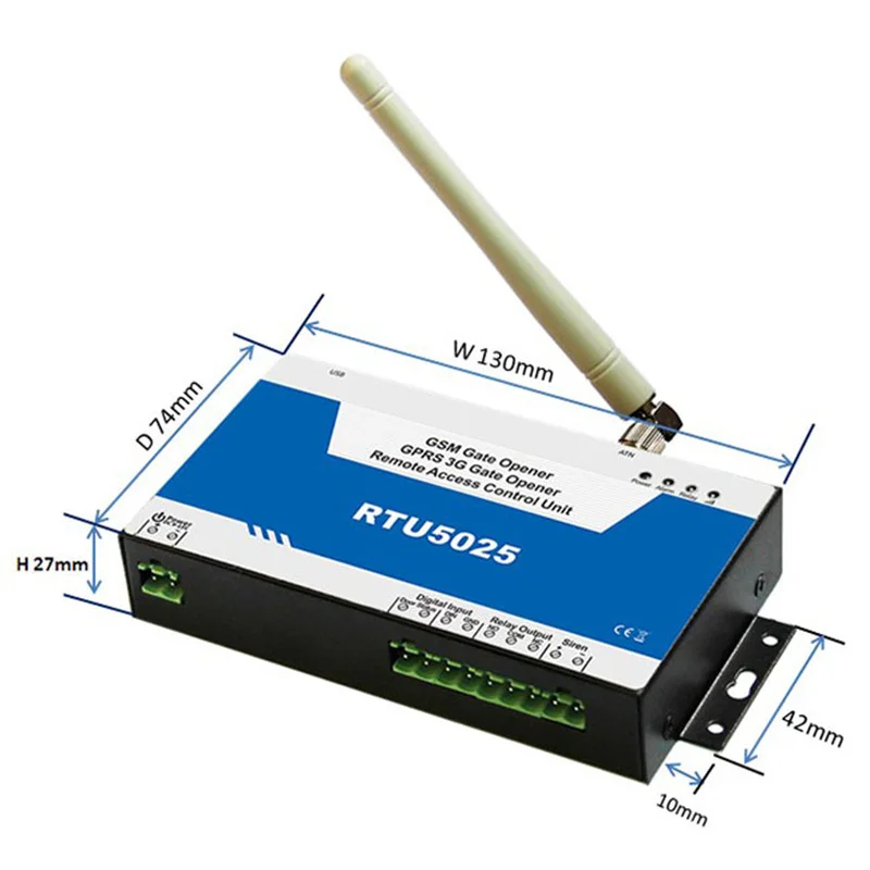 GSM ворот RTU5025 3G дверь гаража открываются удаленного Управление Лер Quad Band GPRS