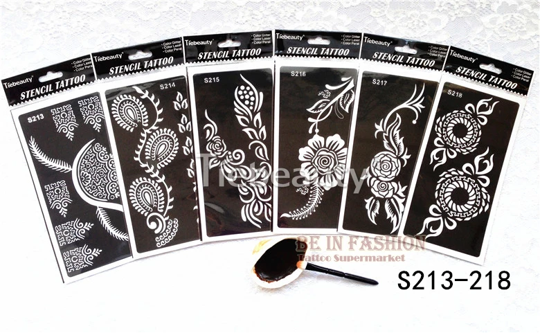 6pcs/lot Popular lots of patterns Temporary Tatto stencils for painting/Template Henna tattoo hands/feet Painting Kit sexy girl
6pcs/lot Popular lots of patterns Temporary Tatto stencils for painting/Template Henna tattoo hands/feet Painting Kit sexy girl