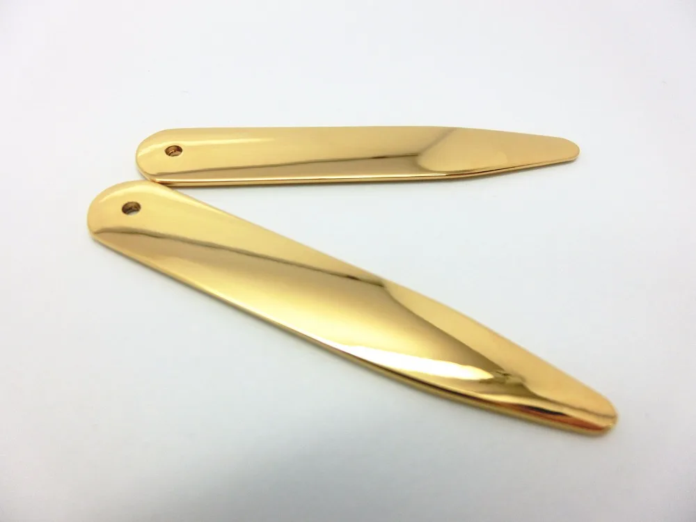 SHANH ZUN Luxurious Golden Stainless Steel Collar Stays Collar Points Bones with Small Holes for Formal Shirts Gift for Men
SHANH ZUN Luxurious Golden Stainless Steel Collar Stays Collar Points Bones with Small Holes for Formal Shirts Gift for Men