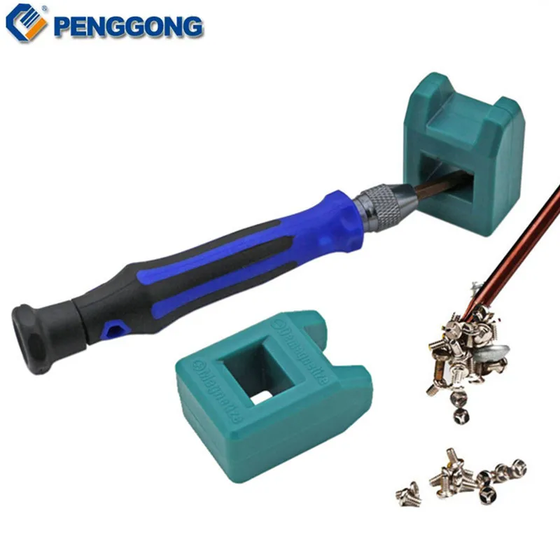 2 in 1 Magnetizer Demagnetizer 29*40mm for Electric or Manual Screwdriver Tips Magnetic Tool
2 in 1 Magnetizer Demagnetizer 29*40mm for Electric or Manual Screwdriver Tips Magnetic Tool