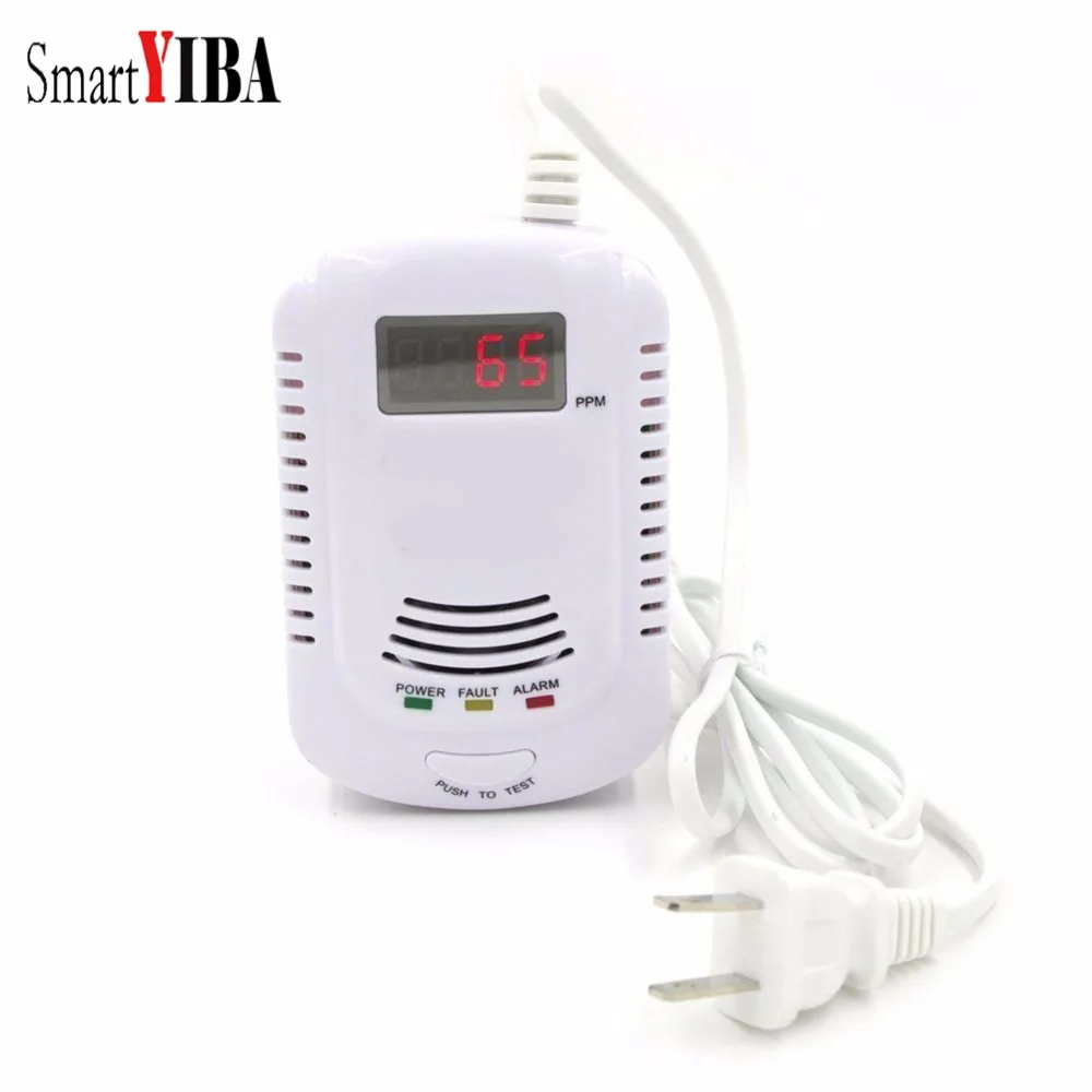 SmartYIBA Independent Plug in Combustible Natural Gas Detector LCD Display Gas Leak Alarm with Voice Warning Alarm Sensor
SmartYIBA Independent Plug in Combustible Natural Gas Detector LCD Display Gas Leak Alarm with Voice Warning Alarm Sensor