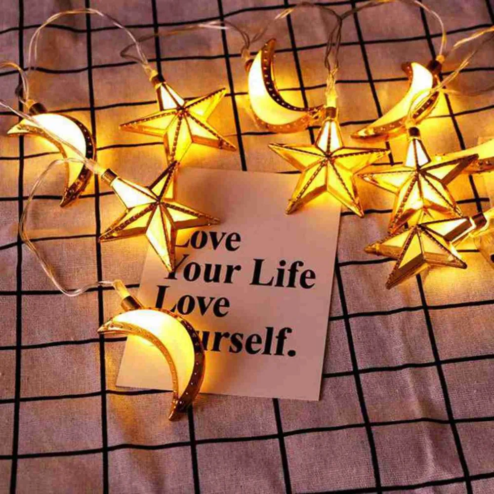 Star Moon Ramadan Decoration LED Light String Ramadan and Eid Mubarak Decorations Ramadan Kareem Muslim Islam Decor Supplies
Star Moon Ramadan Decoration LED Light String Ramadan and Eid Mubarak Decorations Ramadan Kareem Muslim Islam Decor Supplies