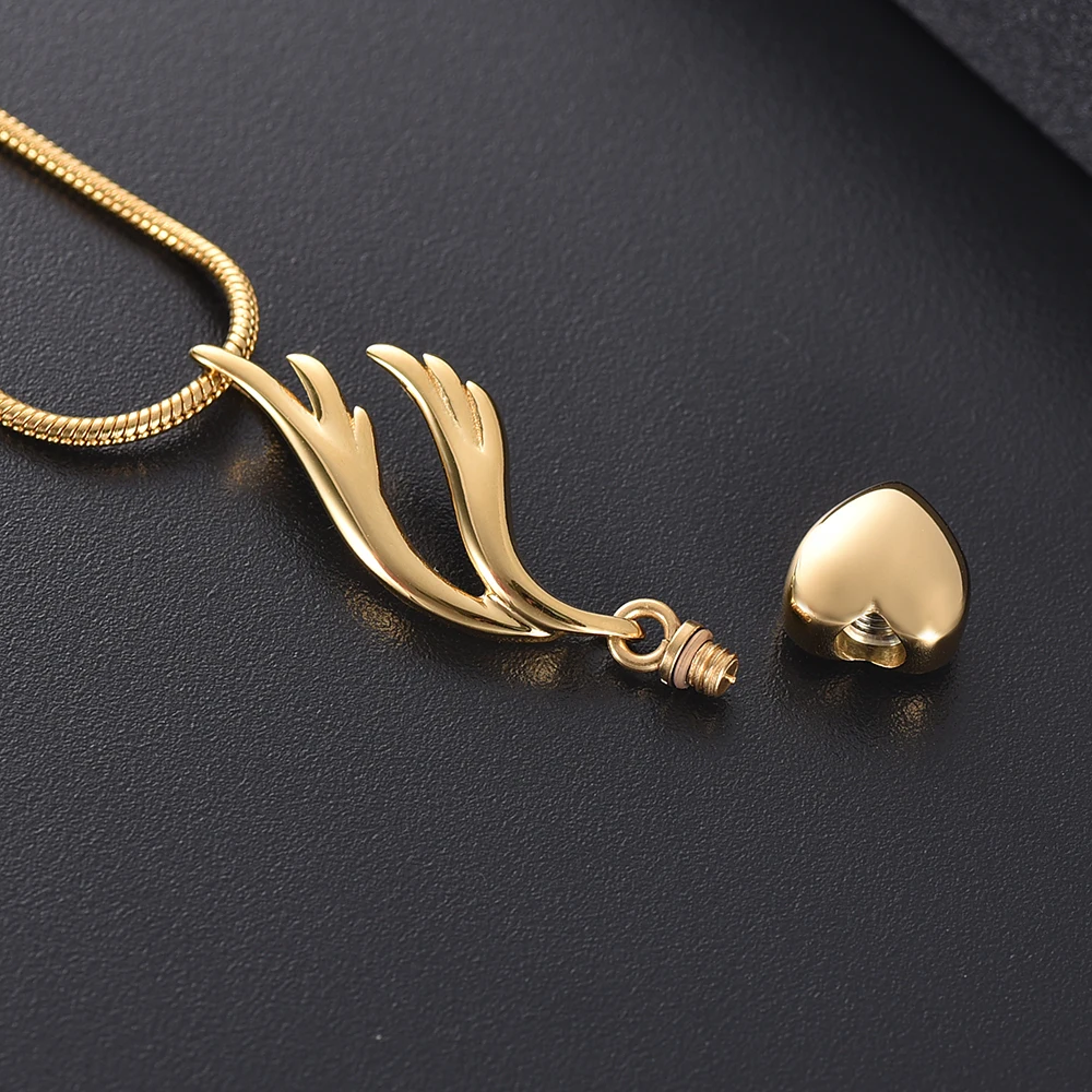 IJD12440 My Angel Hold Heart Cremation Urn Jewelry To Hold Ashes -Free Engraving Stainless Steel Memorial Necklace For Loves One
IJD12440 My Angel Hold Heart Cremation Urn Jewelry To Hold Ashes -Free Engraving Stainless Steel Memorial Necklace For Loves One