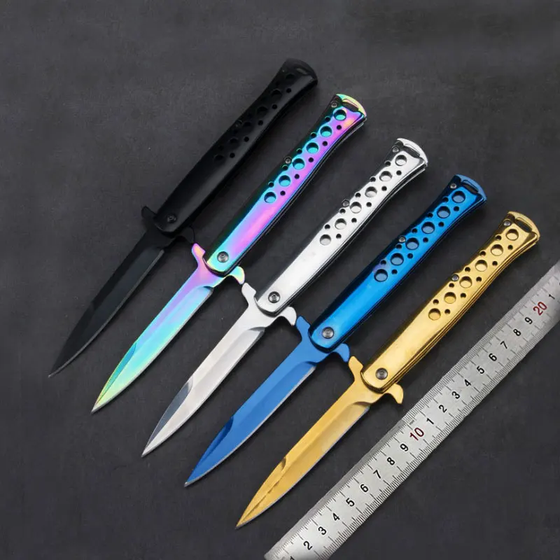 High quality!Stainless steel Handle folding hunting knife fast open camping pocket knife tactical knifes outdoor survival tool
High quality!Stainless steel Handle folding hunting knife fast open camping pocket knife tactical knifes outdoor survival tool