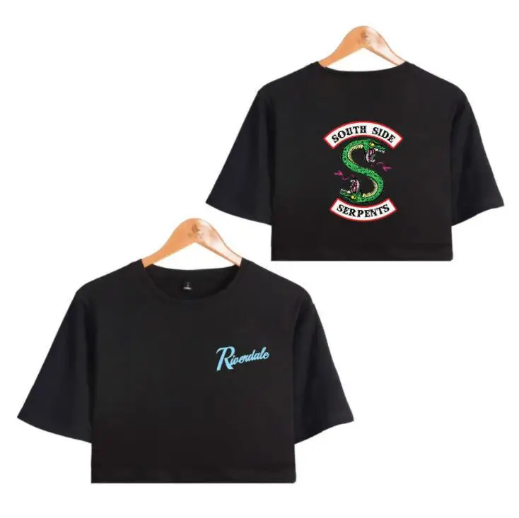 Riverdale south side serpents 2018 Summer Funny Bare Midriff Top Women T-shirts Sexy Short Sleeve Riverdale Crop top 4xl
Riverdale south side serpents 2018 Summer Funny Bare Midriff Top Women T-shirts Sexy Short Sleeve Riverdale Crop top 4xl