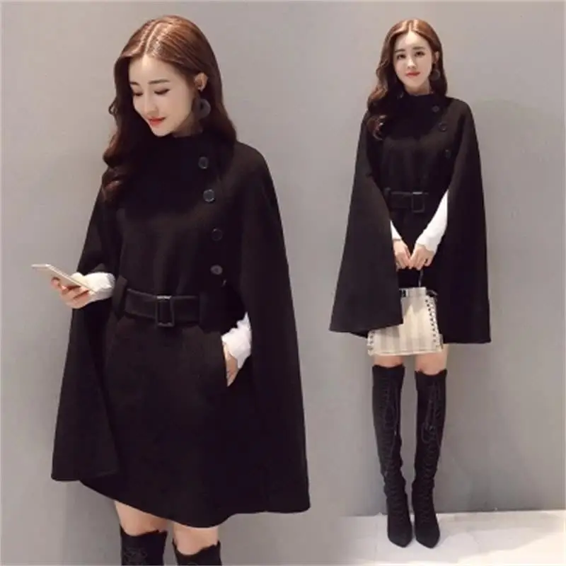 Fashion New Women Woolen Coat Black Long Jackets Loose Female Autumn Winter Fashion Overcoat Ladies Casual Cloak Clothes
Fashion New Women Woolen Coat Black Long Jackets Loose Female Autumn Winter Fashion Overcoat Ladies Casual Cloak Clothes
