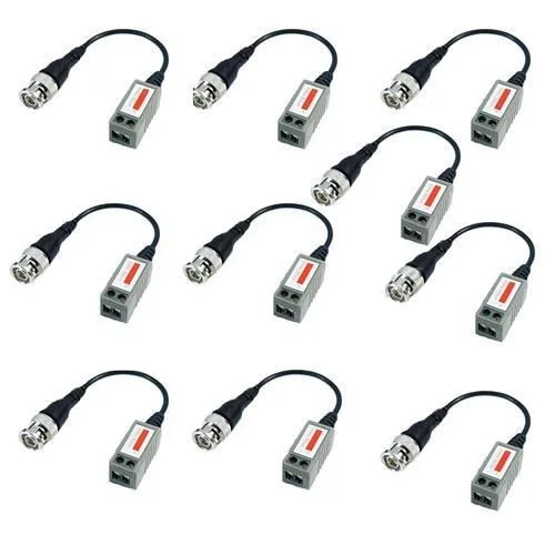 10x Camera CCTV BNC CAT5 Video Balun Passive Transceiver Cable Adapter Connector
10x Camera CCTV BNC CAT5 Video Balun Passive Transceiver Cable Adapter Connector
