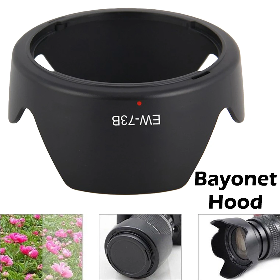 Бленда объектива с байонетным креплением для Canon EW 73B 17 85 мм f/4 5 6 IS USM 58 лепесток