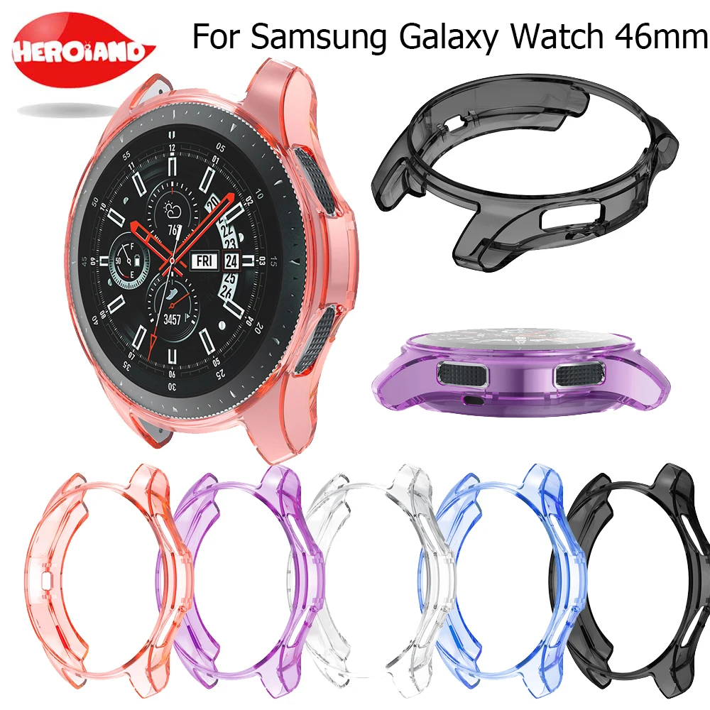 Защитный чехол из ТПУ для Samsung Galaxy Watch 46 мм, аксессуары для умных часов, защитные чехлы с рамкой для Samsung Gear S3
Защитный чехол из ТПУ для Samsung Galaxy Watch 46 мм, аксессуары для умных часов, защитные чехлы с рамкой для Samsung Gear S3