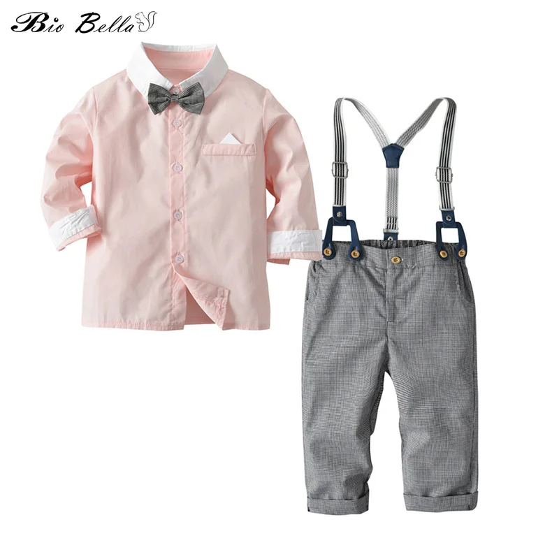 Baby Boy Spring/Autumn Clothes Set Kids Gentleman Long Sleeve Blouse+Suspender Pants 2Pcs Boy Children Clothing
Baby Boy Spring/Autumn Clothes Set Kids Gentleman Long Sleeve Blouse+Suspender Pants 2Pcs Boy Children Clothing