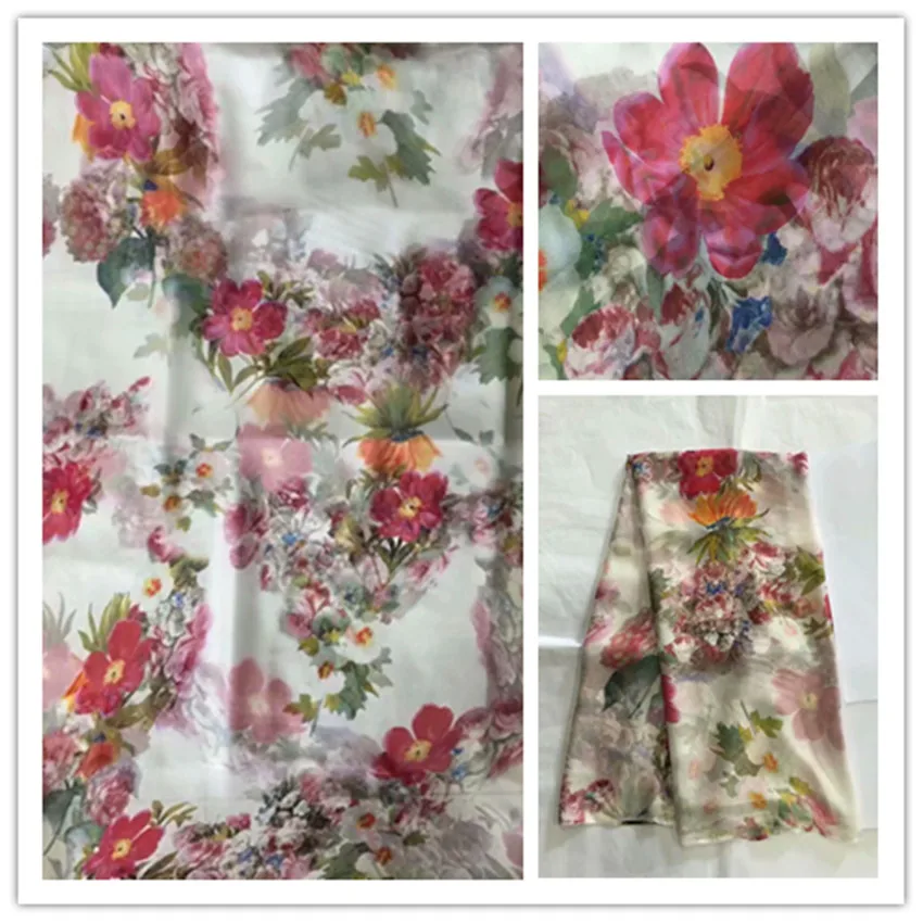 140cm Printed Nature Silk Chiffon Fabric For Crafts Material Sewing Women Dress Scarf Clothes Textile100% silk 6M/M DS18
140cm Printed Nature Silk Chiffon Fabric For Crafts Material Sewing Women Dress Scarf Clothes Textile100% silk 6M/M DS18