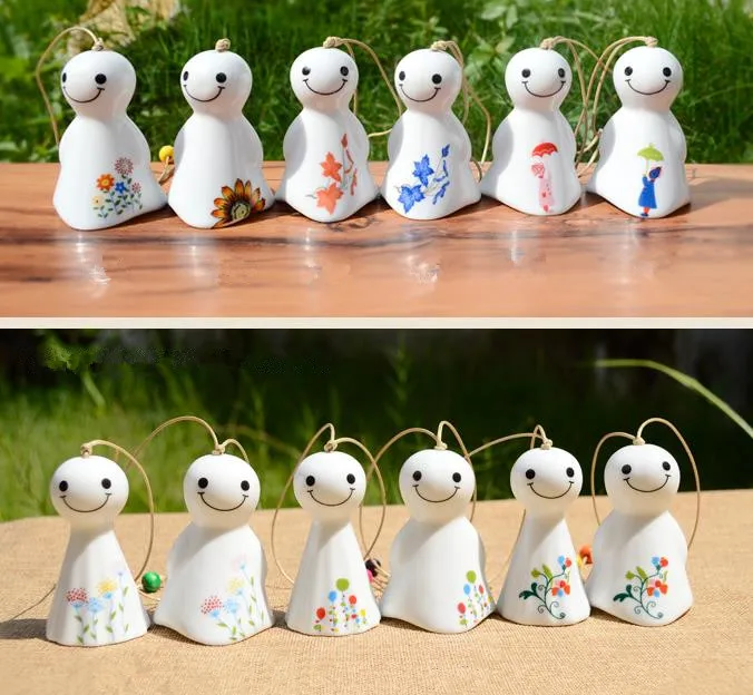 Free Shipping (5 pcs/lot) Japan Style Wind Chime Flower Sunny Doll Wind Bell Handmade Ceramic Crafts Home Decoration Kids Gifts
Free Shipping (5 pcs/lot) Japan Style Wind Chime Flower Sunny Doll Wind Bell Handmade Ceramic Crafts Home Decoration Kids Gifts