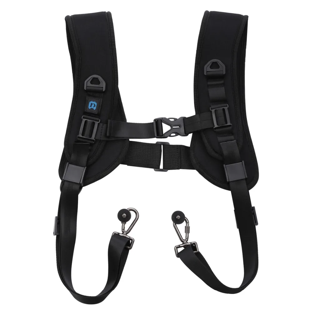 New Quick Rapid Double Shoulder Harness Soft Pad Decompression Foam Shoulder Strap Neck Belt for Canon Sony DSLR Digital Camera
New Quick Rapid Double Shoulder Harness Soft Pad Decompression Foam Shoulder Strap Neck Belt for Canon Sony DSLR Digital Camera
