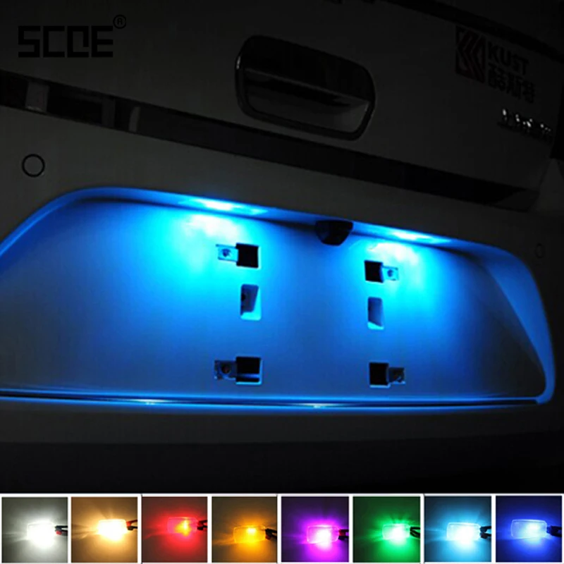 Для Lancia Lybra Musa диссертная Y Ypsilon SCOE 2 x 3SMD 5050LED Лицензионная лампа для стайлинга