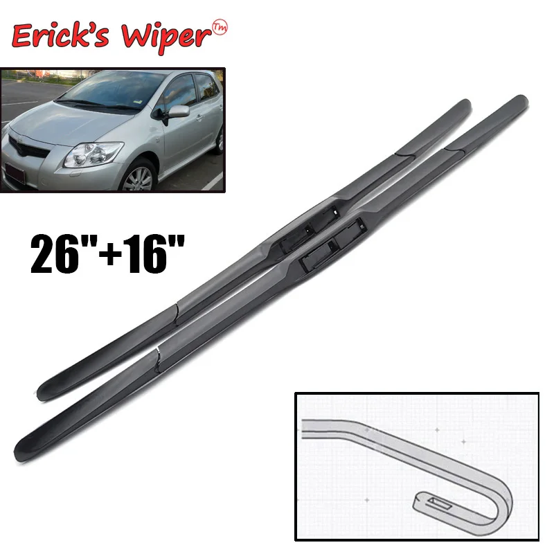 Щетки стеклоочистителя Erick's для Toyota Auris E150 2007-2012, лобовое стекло, передняя Winodw 26 "+ 16" (европейская модель)
Щетки стеклоочистителя Erick's для Toyota Auris E150 2007-2012, лобовое стекло, передняя Winodw 26 "+ 16" (европейская модель)