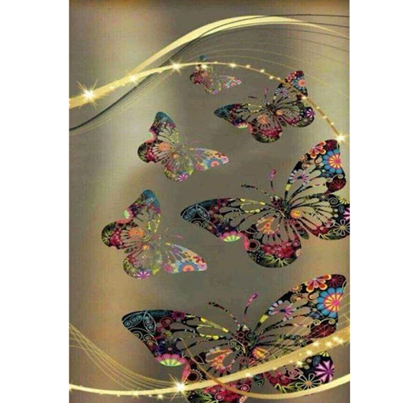 5D DIY Diamond Embroidery Full Round Diamond Painting Colorful Butterfly Pattern Cross Stitch Stickers Home Decor
5D DIY Diamond Embroidery Full Round Diamond Painting Colorful Butterfly Pattern Cross Stitch Stickers Home Decor