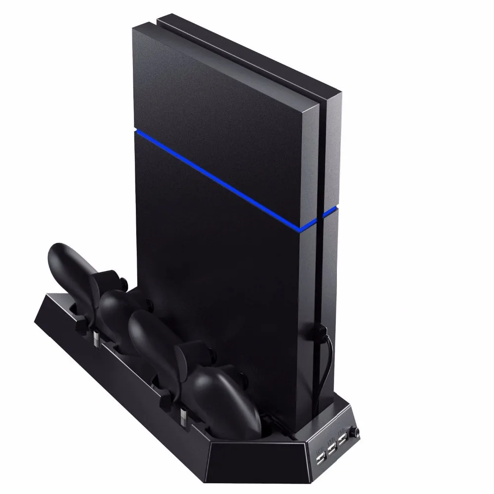 Для Playstation 4 вертикальная подставка Док зарядное устройство для PS4 контроллер