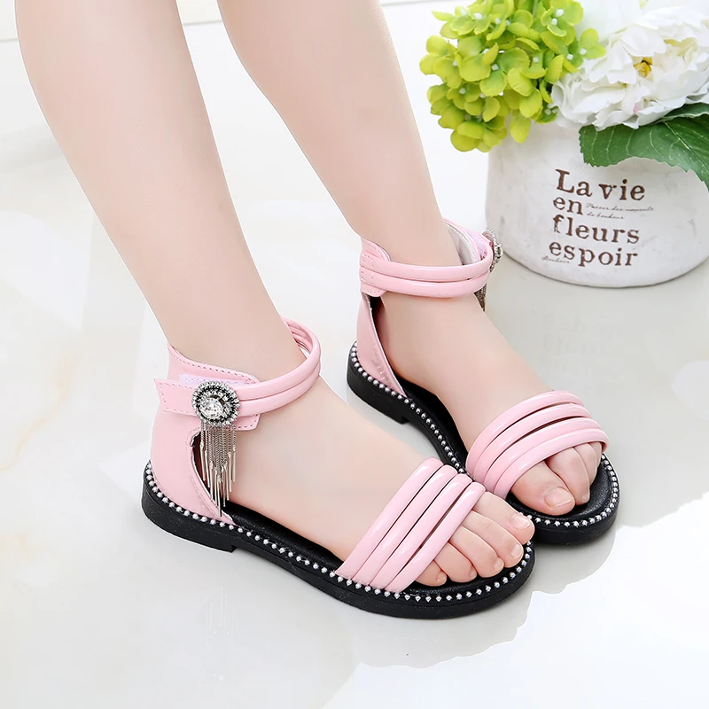 Summer Princess Shoes Children Gladiator Sandals Fashion Girls Soft Bottom Shoes Size 26-36
Summer Princess Shoes Children Gladiator Sandals Fashion Girls Soft Bottom Shoes Size 26-36