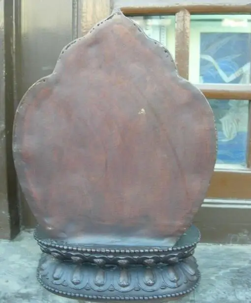Free shipping S01949 11" Tibet Buddhism Pure Bronze Seat Lotus Shakyamuni Sakyamuni Buddha Statue
Free shipping S01949 11" Tibet Buddhism Pure Bronze Seat Lotus Shakyamuni Sakyamuni Buddha Statue