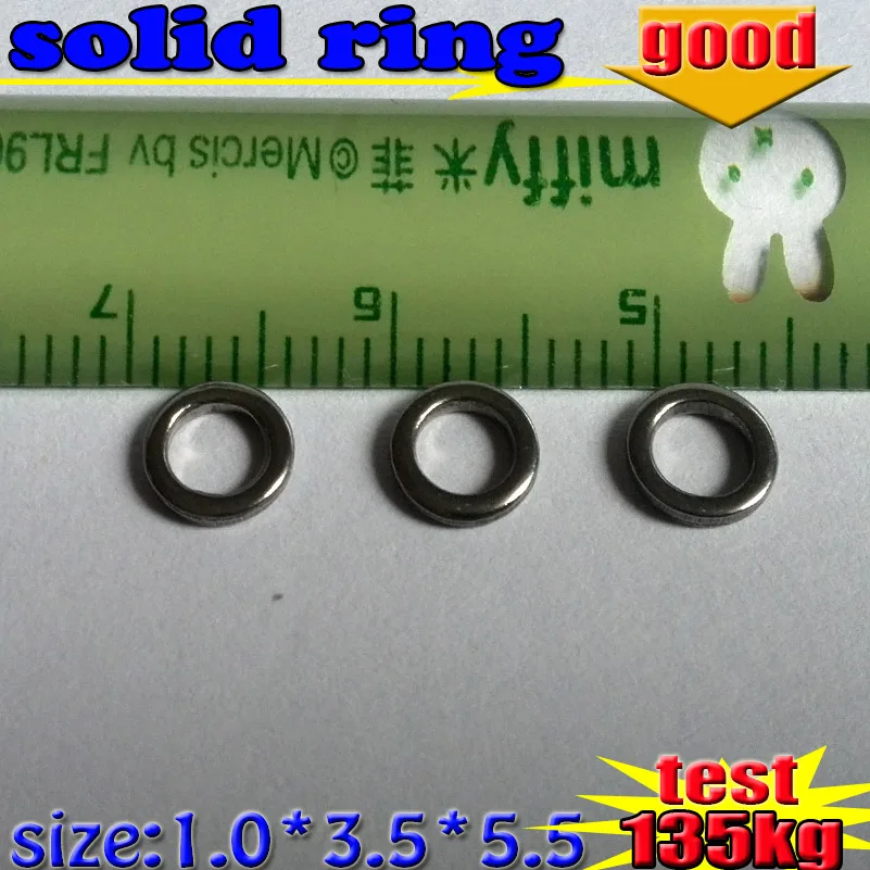2016fishing lure accessories solid rings size:wire1.0mm outder diameter5.5mm QTY:40pcs/lot | Спорт и развлечения