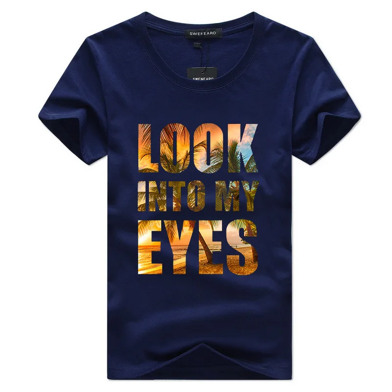 Summer New Style Short T shirt Men Brand Clothing High Quality Pure Cotton Male T-shirt Print tshirt Tee Shirts | Мужская одежда