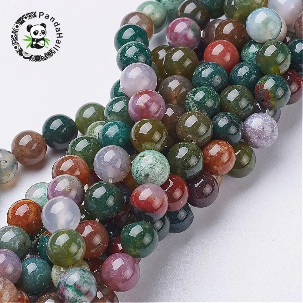 Natural Indian Round Colorful Carnelian Stone Beads Strands, about 8mm in diameter, hole: about 1mm, about 47pcs/ strand, 15~16"
Natural Indian Round Colorful Carnelian Stone Beads Strands, about 8mm in diameter, hole: about 1mm, about 47pcs/ strand, 15~16"