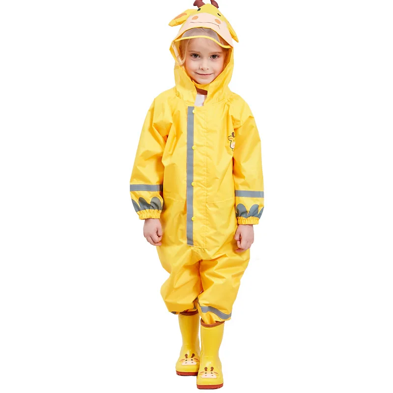 Children Animal Giraffe Style Raincoat kids Jumpsuit Rainwear Baby Boy Girl Waterproof Raincoat And Rain Pants Suit Kids Poncho
Children Animal Giraffe Style Raincoat kids Jumpsuit Rainwear Baby Boy Girl Waterproof Raincoat And Rain Pants Suit Kids Poncho