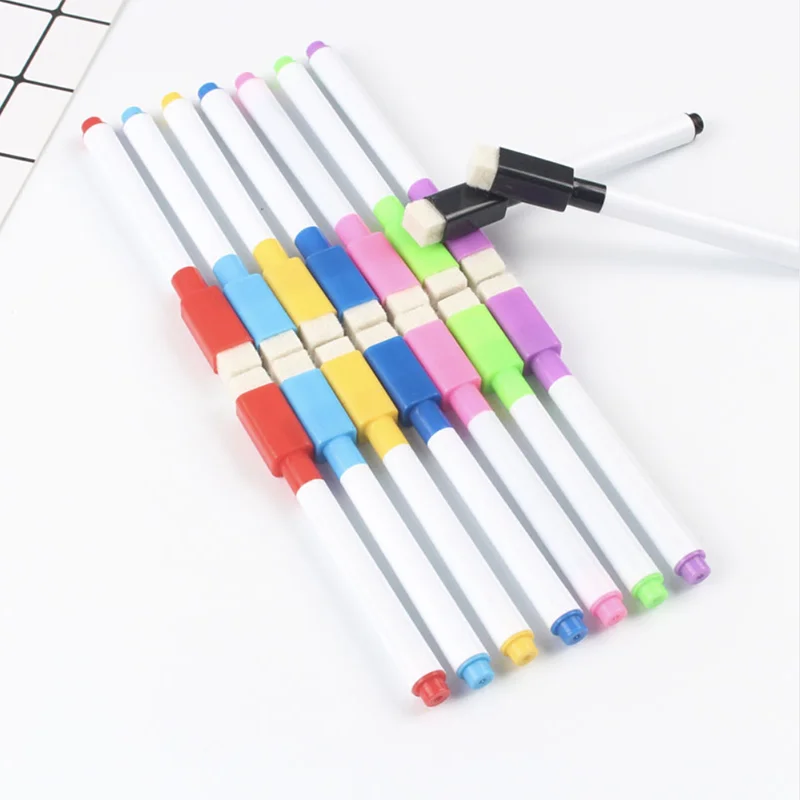 8 Colors Wholesale Erasable Whiteboard Marker Pen Creative Dry Erase Graffiti Painting Writing Pen Stationery School Supplies
8 Colors Wholesale Erasable Whiteboard Marker Pen Creative Dry Erase Graffiti Painting Writing Pen Stationery School Supplies