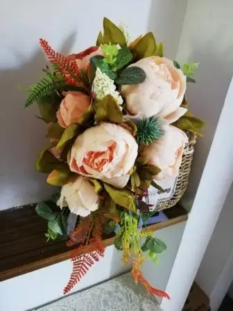 New Beautiful Pink Wedding Bouquet All Handmade Bridal Flower Artificial Hydrangea Peony Rose butterfly Brooch Bouquets
New Beautiful Pink Wedding Bouquet All Handmade Bridal Flower Artificial Hydrangea Peony Rose butterfly Brooch Bouquets