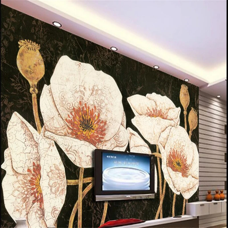 beibehang Large Custom 3d Wallpaper European Retro Floral Mural Background Wall Decorative Painting
beibehang Large Custom 3d Wallpaper European Retro Floral Mural Background Wall Decorative Painting