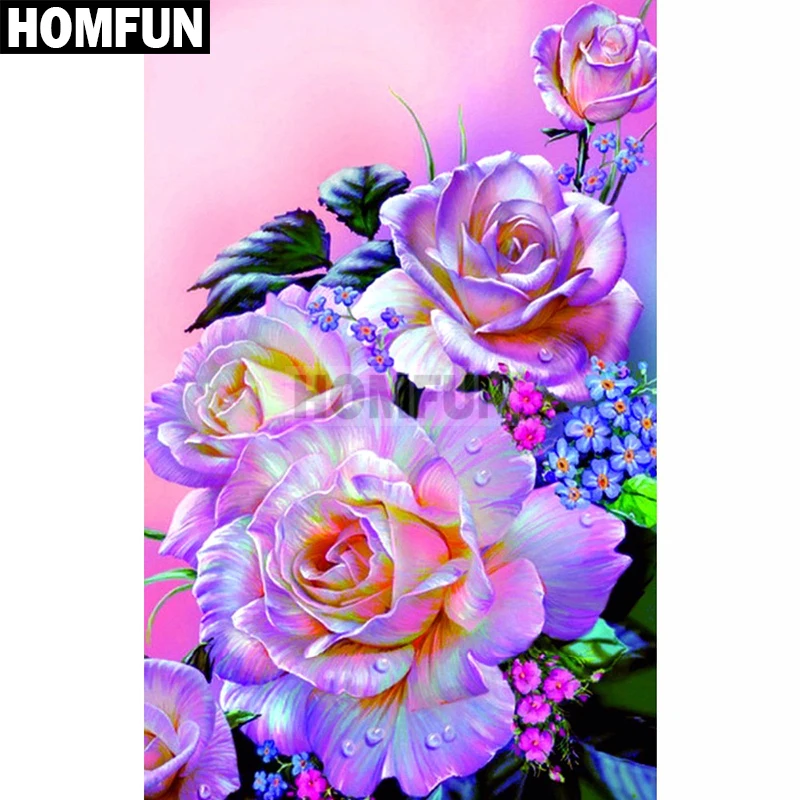 HOMFUN Full Square/Round Drill 5D DIY Diamond Painting "Rose flower" Embroidery Cross Stitch 5D Home Decor Gift A02453
HOMFUN Full Square/Round Drill 5D DIY Diamond Painting "Rose flower" Embroidery Cross Stitch 5D Home Decor Gift A02453