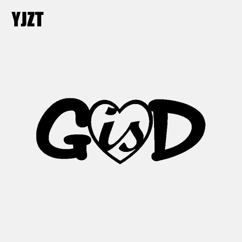 YJZT, 13,4 см * 5,3 см, Виниловая наклейка на автомобиль с надписью «GOD Is Love Heart Christian», черная/Серебристая цвет
YJZT, 13,4 см * 5,3 см, Виниловая наклейка на автомобиль с надписью «GOD Is Love Heart Christian», черная/Серебристая цвет